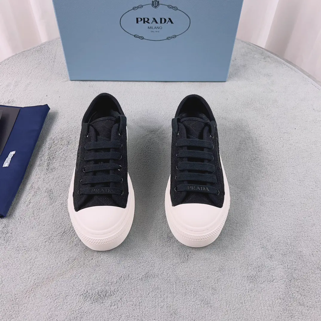 Washed Canvas and Sheepskin Lined Shoes image 1