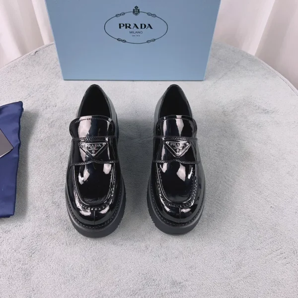 Patent Leather Platform Loafers image 1