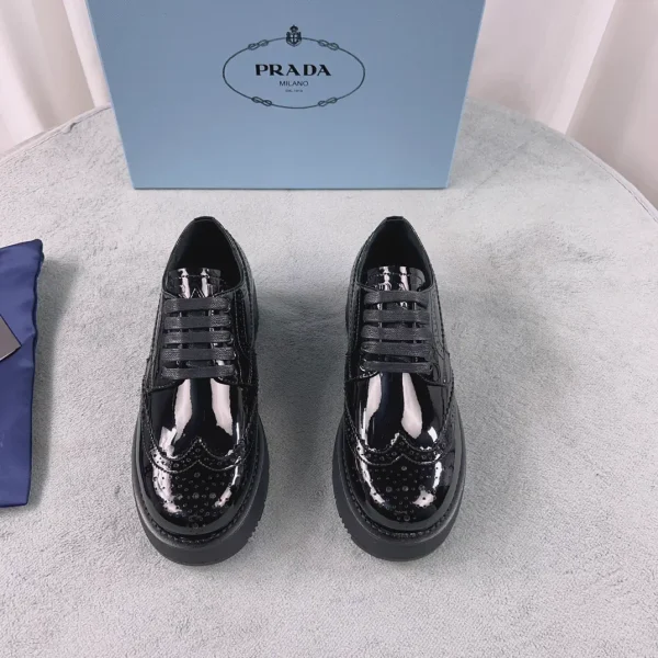 New Patent Leather Platform Loafers image 1