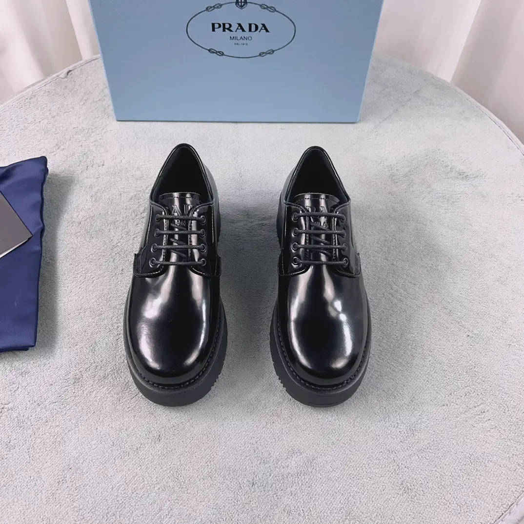 New Patent Leather Platform Loafers image 1