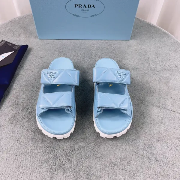 Prada Sheepskin Rubber Sole Shoes image 1