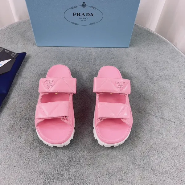 Prada Sheepskin Rubber Sole Shoes image 1