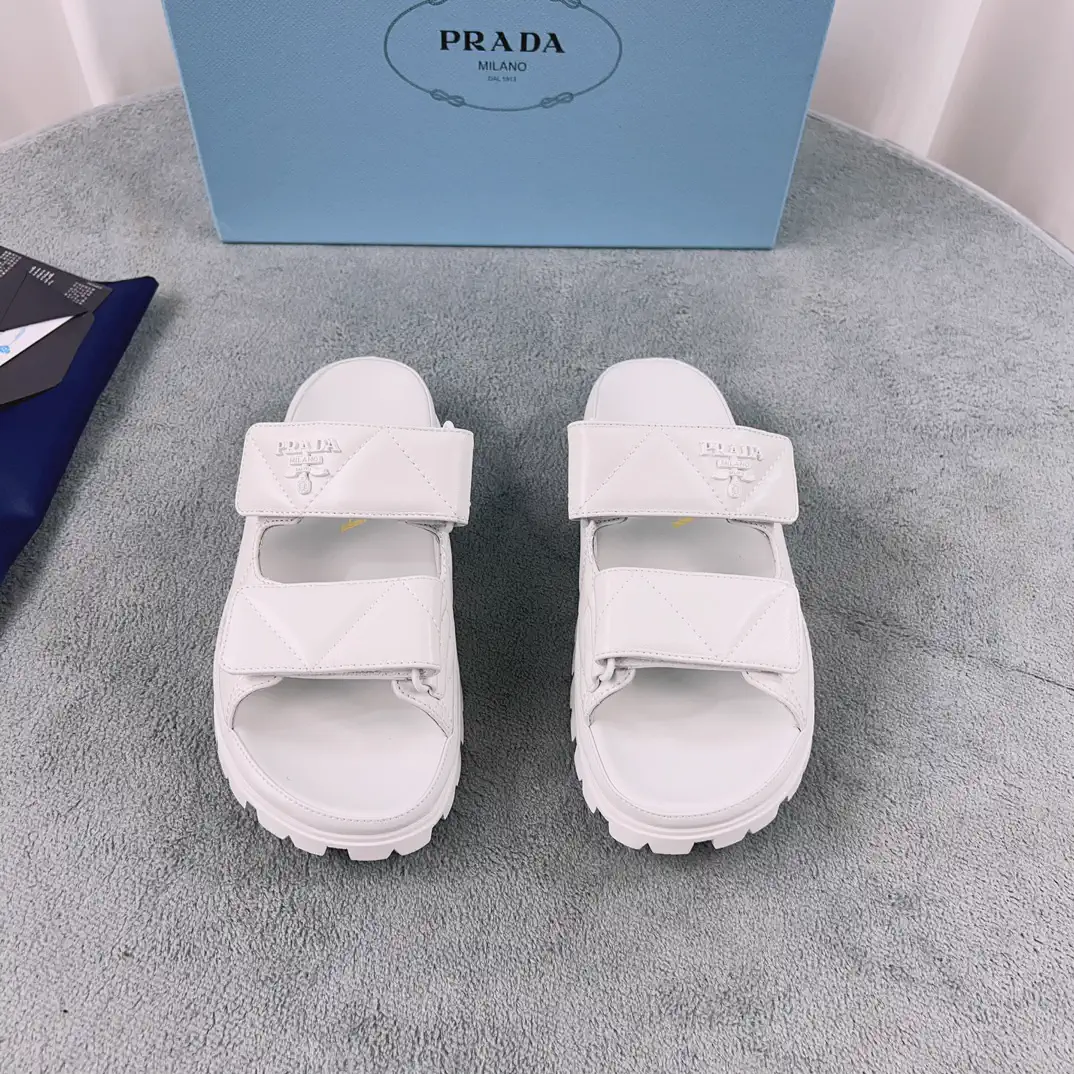 Prada Sheepskin Low-Heel Shoes image 1