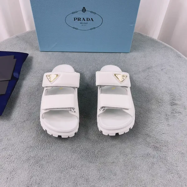 Prada Sheepskin Low-Heel Shoes image 1