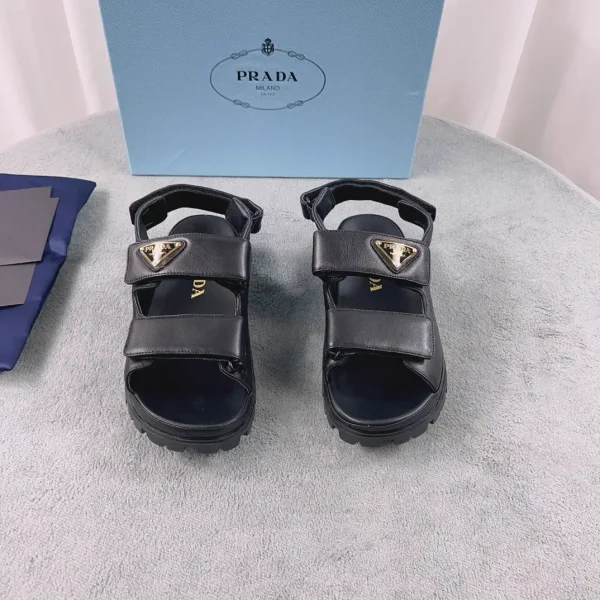 Prada Sheepskin Low-Heel Shoes image 1