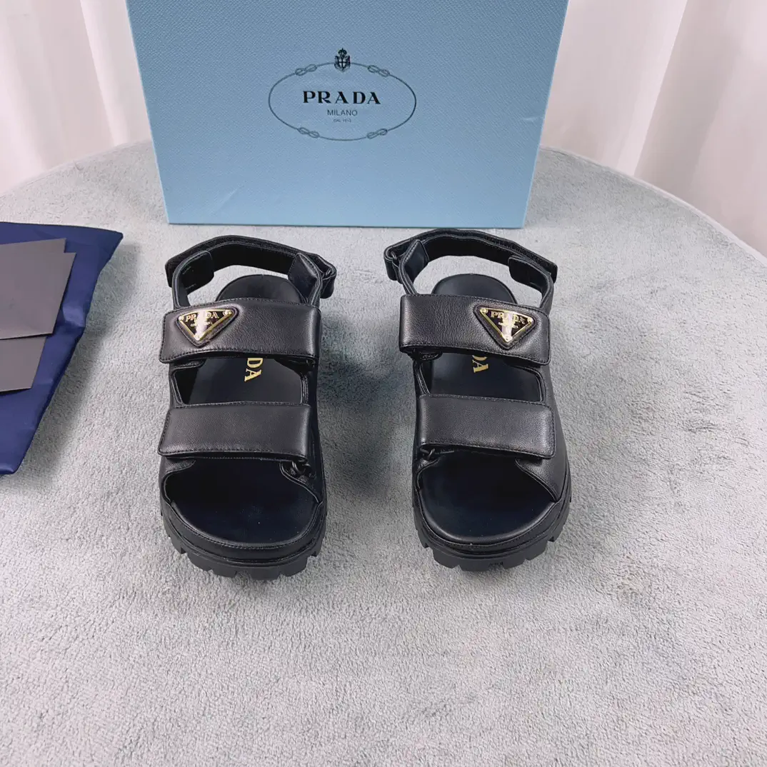 Prada Sheepskin Low-Heel Shoes image 1