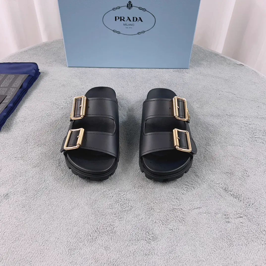 Cow Leather Slip-Resistant Rubber Sole Shoes image 1