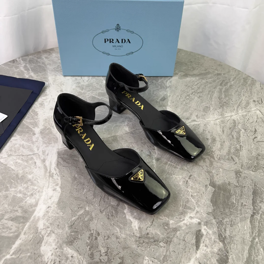 Patent Leather and Horsehair Shoes image 1