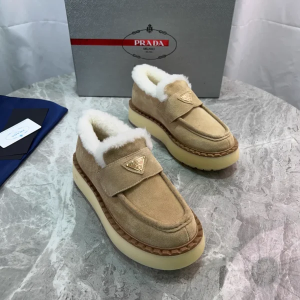 Furry Suede Shoes with Wool Lining image 1