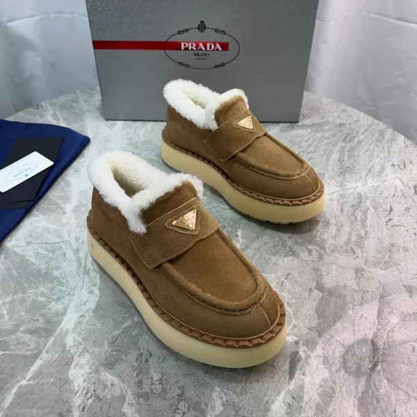 Furry Suede Shoes with Wool Lining image 1