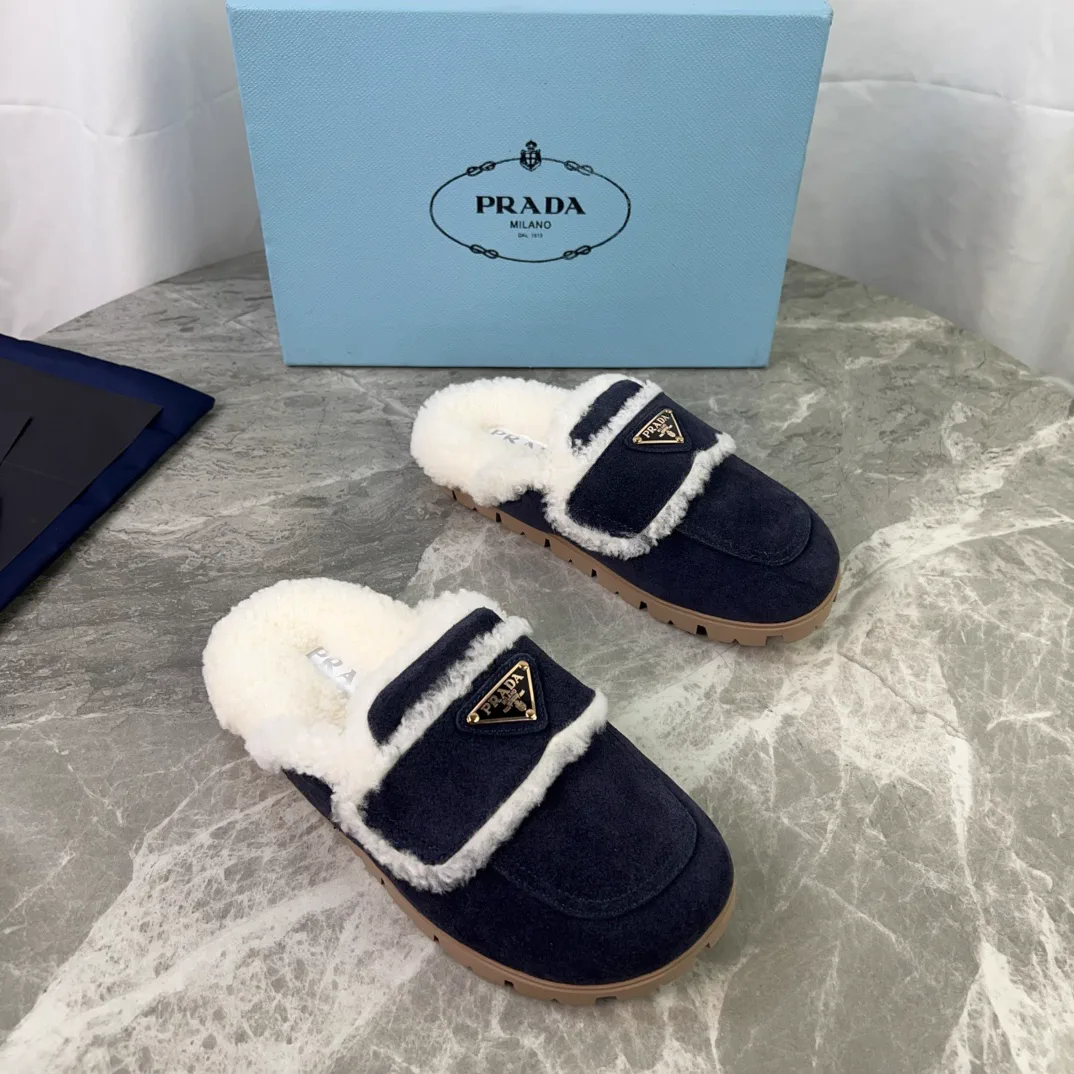 Suede Wool-Lined Shoes image 1