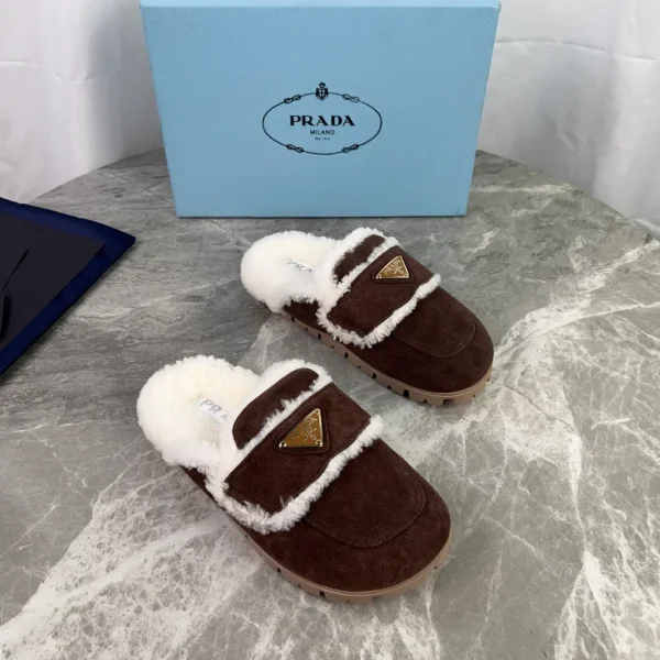 Suede Wool-Lined Shoes image 1