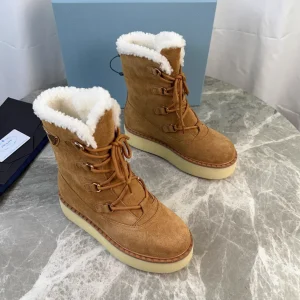 Suede Wool-Lined Shoes image 1