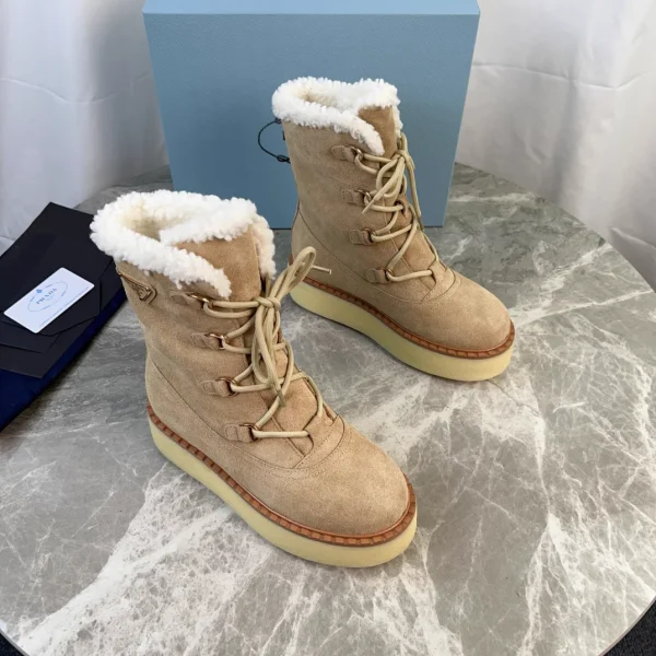 Suede Wool-Lined Shoes image 1