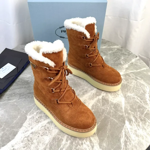 Suede Wool-Lined Shoes image 1