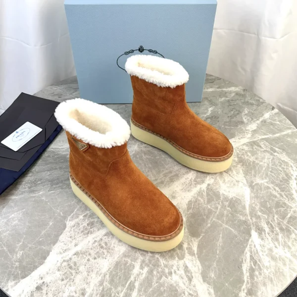 Suede Wool-Lined Shoes image 1