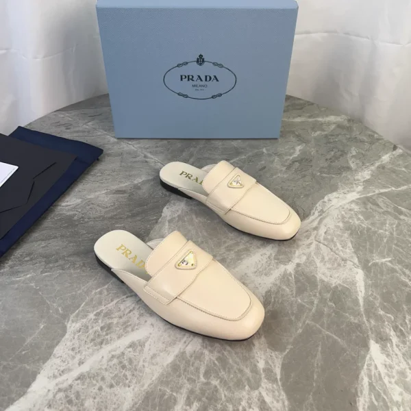 Premium Leather Shoes with Triangle Logo image 1