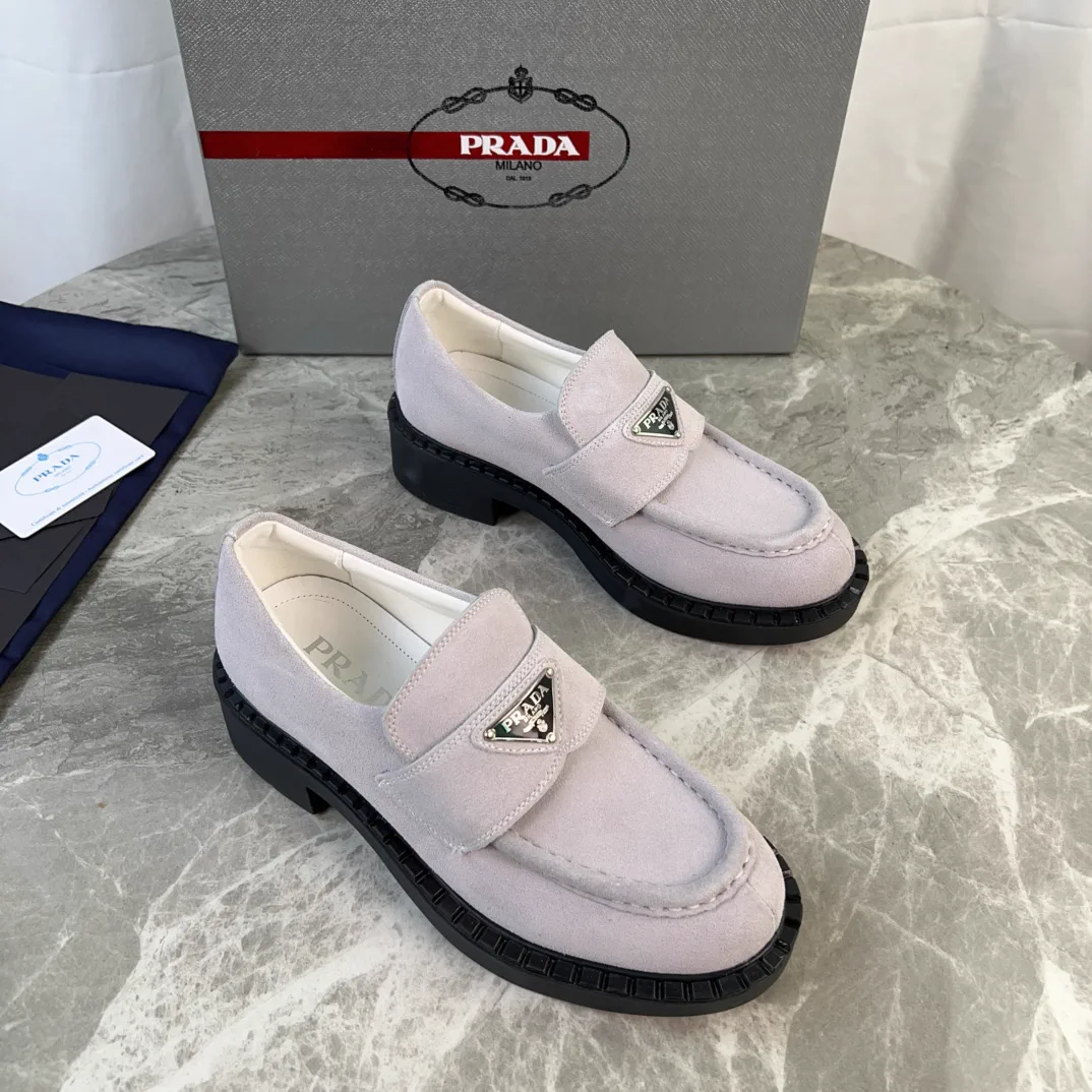 Classic Suede Leather Shoes with Silk Leather Lining image 1