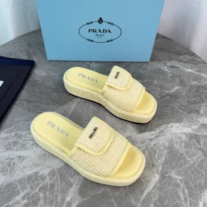 Raffia and Sheepskin Shoes image 1