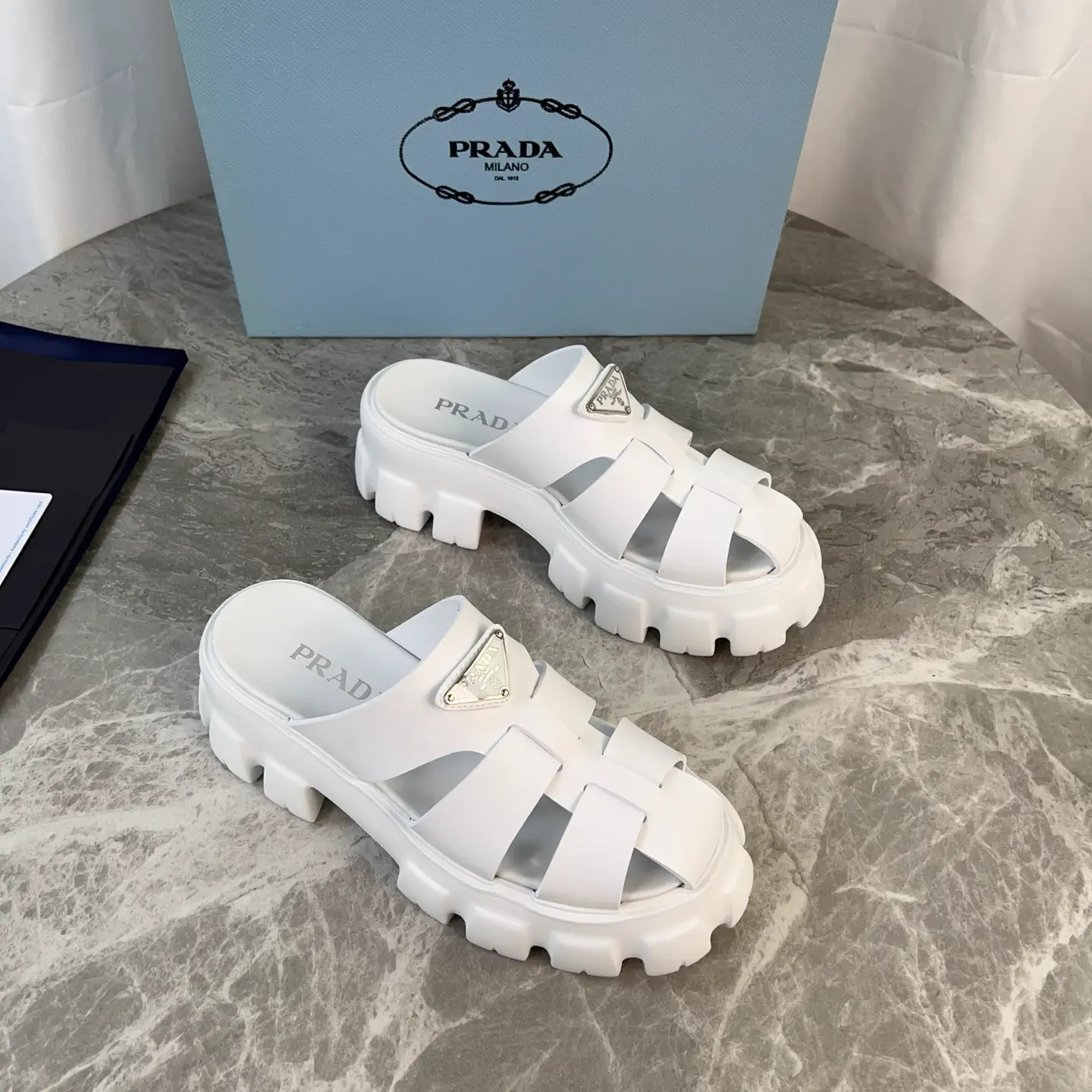 Rubber Upper Platform Sneakers image 1
