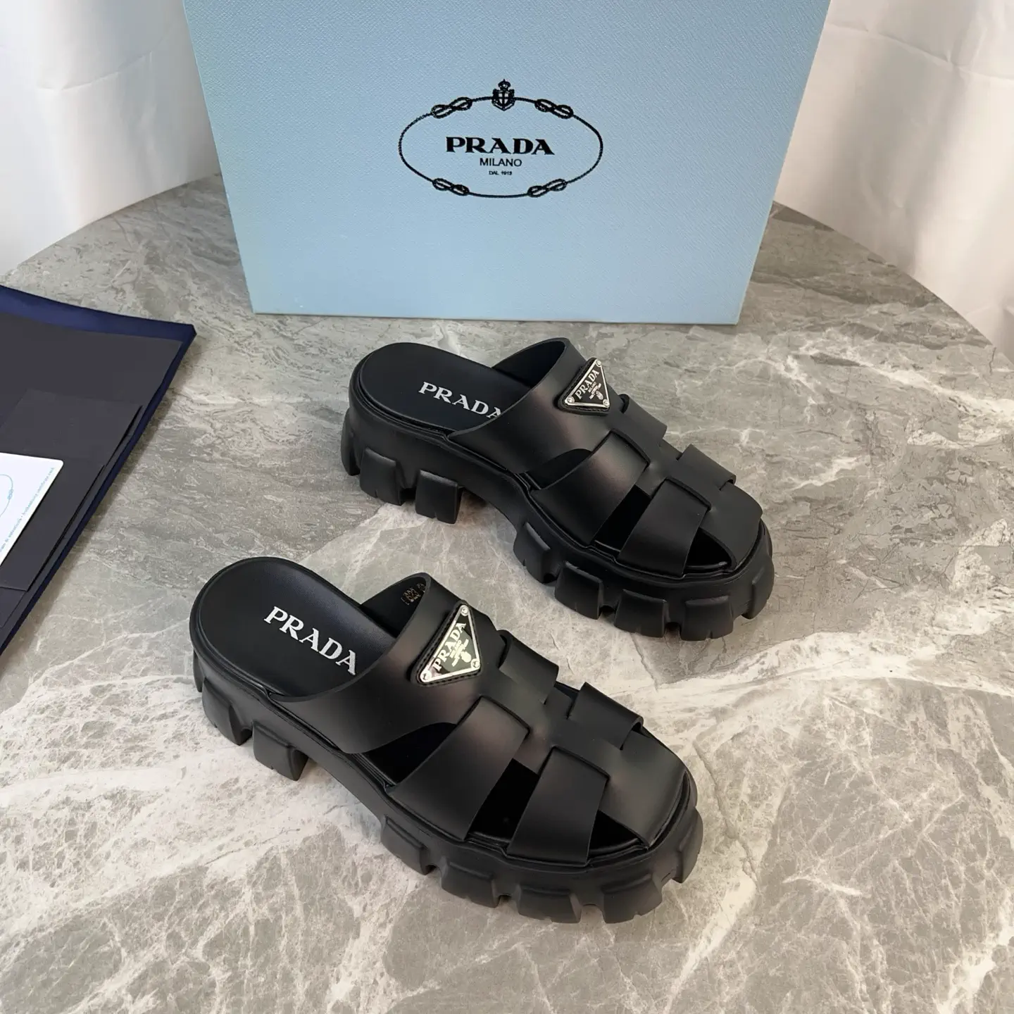 Rubber Upper Platform Sneakers image 1