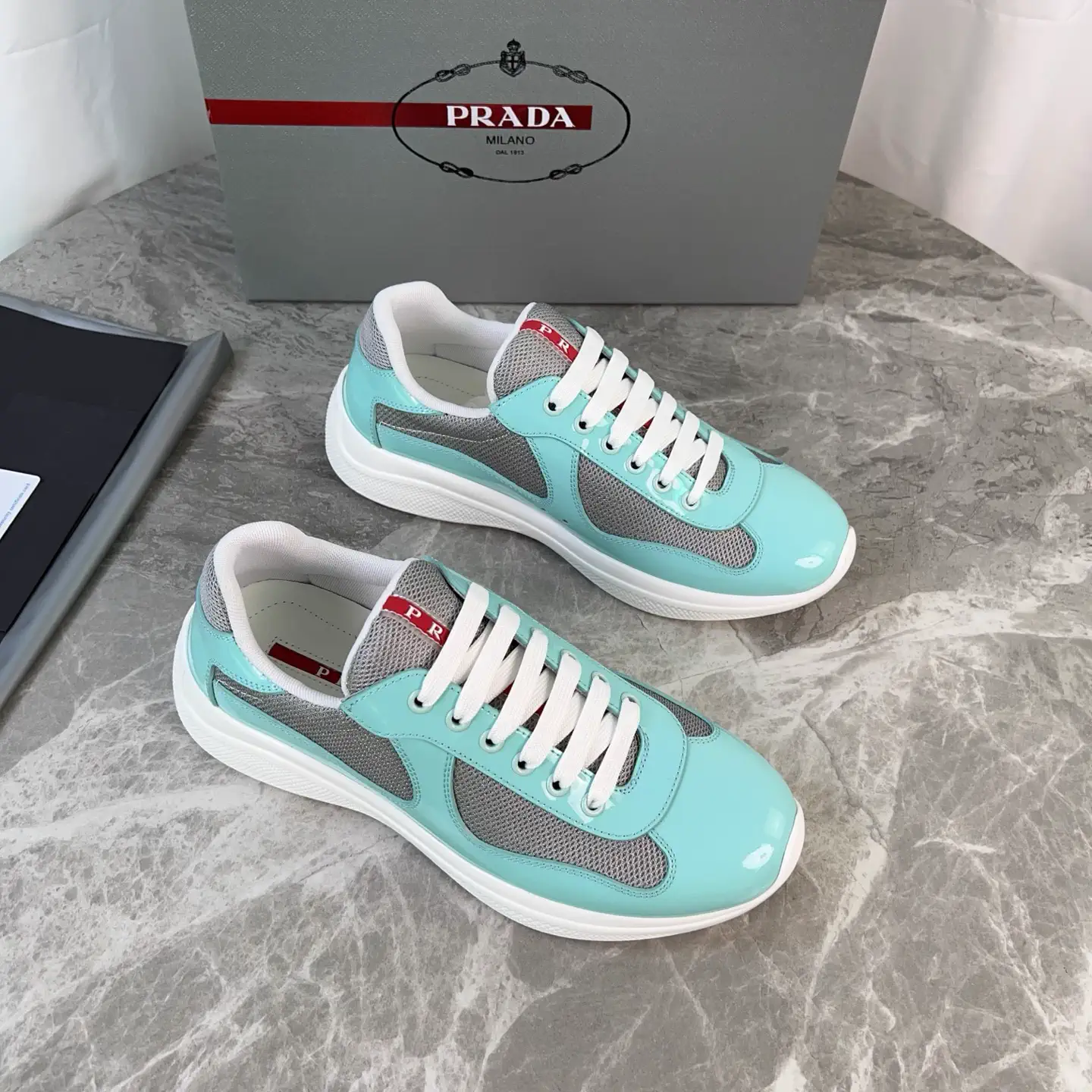 Classic Style Shoes with Patent Leather and Mesh Upper image 1