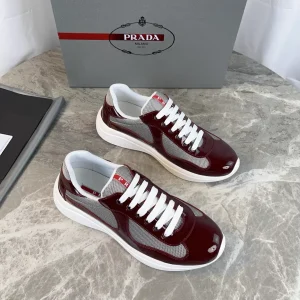 Classic Style Shoes with Patent Leather and Mesh Upper image 1
