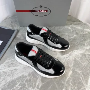 Classic Style Shoes with Patent Leather and Mesh Upper image 1