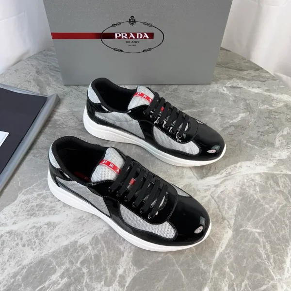 Classic Style Shoes with Patent Leather and Mesh Upper image 1