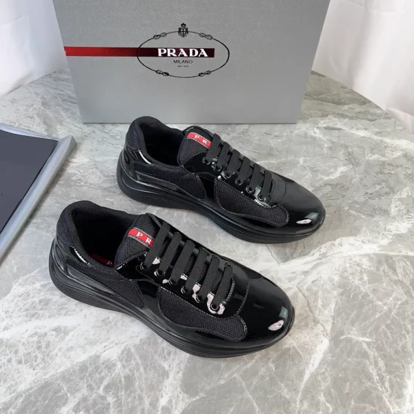 Classic Style Shoes with Patent Leather and Mesh Upper image 1