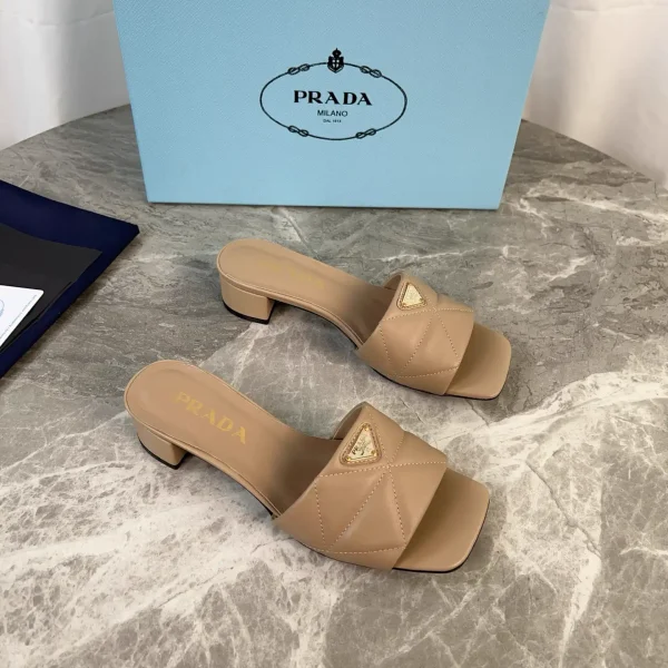 Latest Style Leather Shoes with Signature Triangle Logo image 1