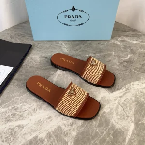Latest Style Shoes with Cowhide and Custom Raffia Upper image 1