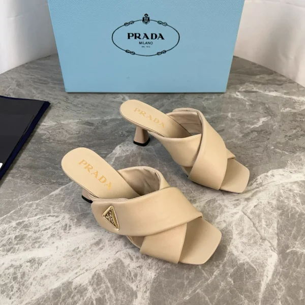 Latest Style Lambskin Shoes with Signature Triangle Logo image 1