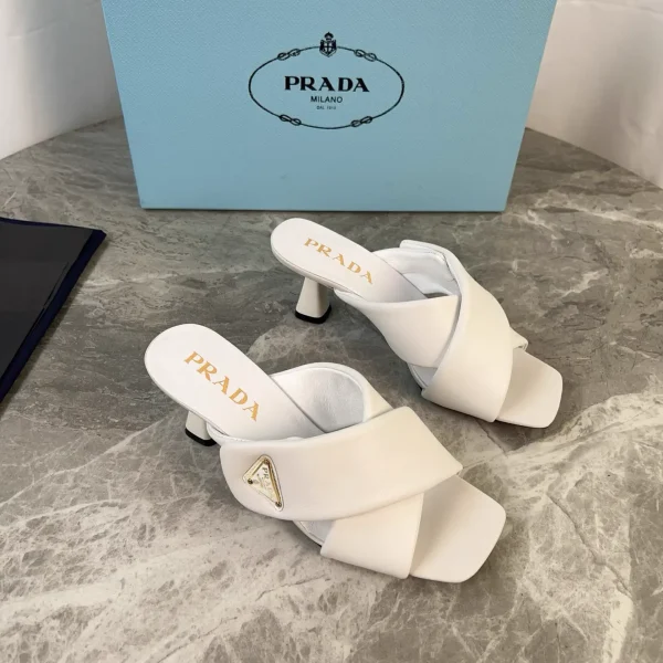 Latest Style Lambskin Shoes with Signature Triangle Logo image 1