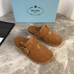 Latest Style Leather Shoes with Signature Triangle Logo image 1