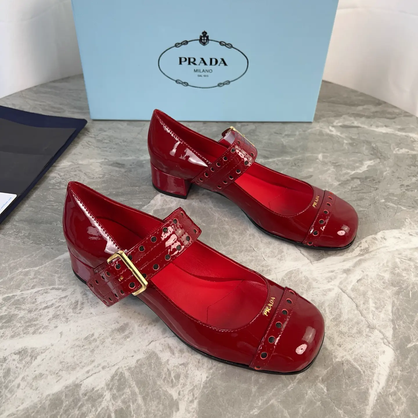 P Brand Latest Style Imported Calf Patent Leather Shoes image 1