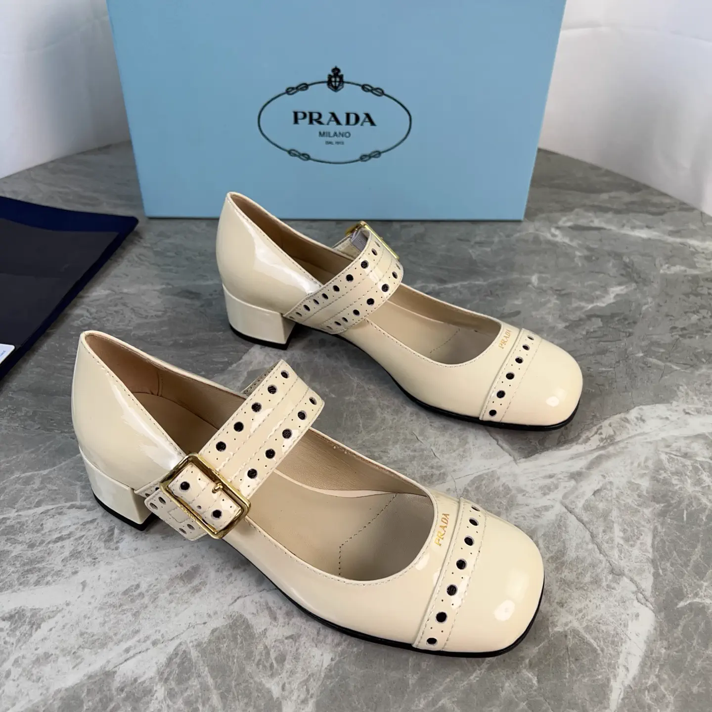 P Brand Latest Style Imported Calf Patent Leather Shoes image 1