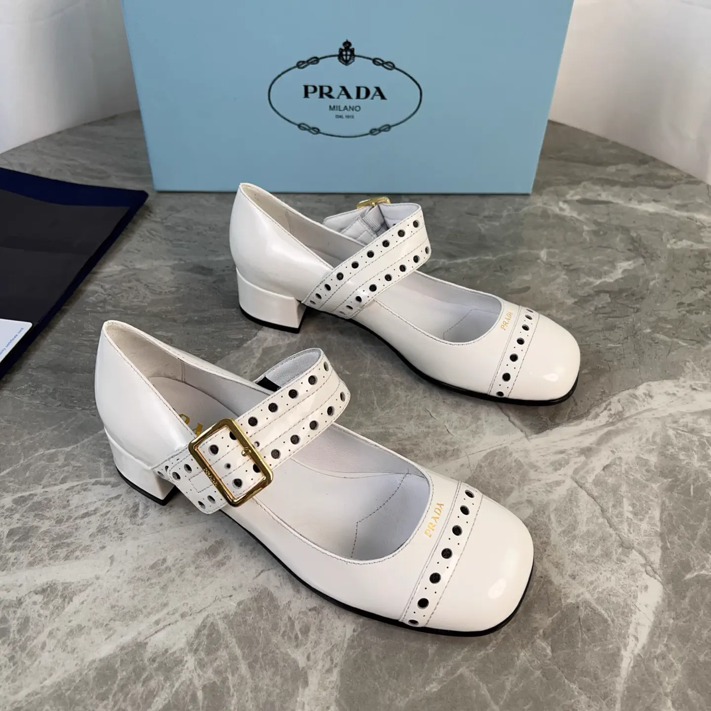 Imported Calf Patent Leather Shoes with Sheepskin Lining image 1