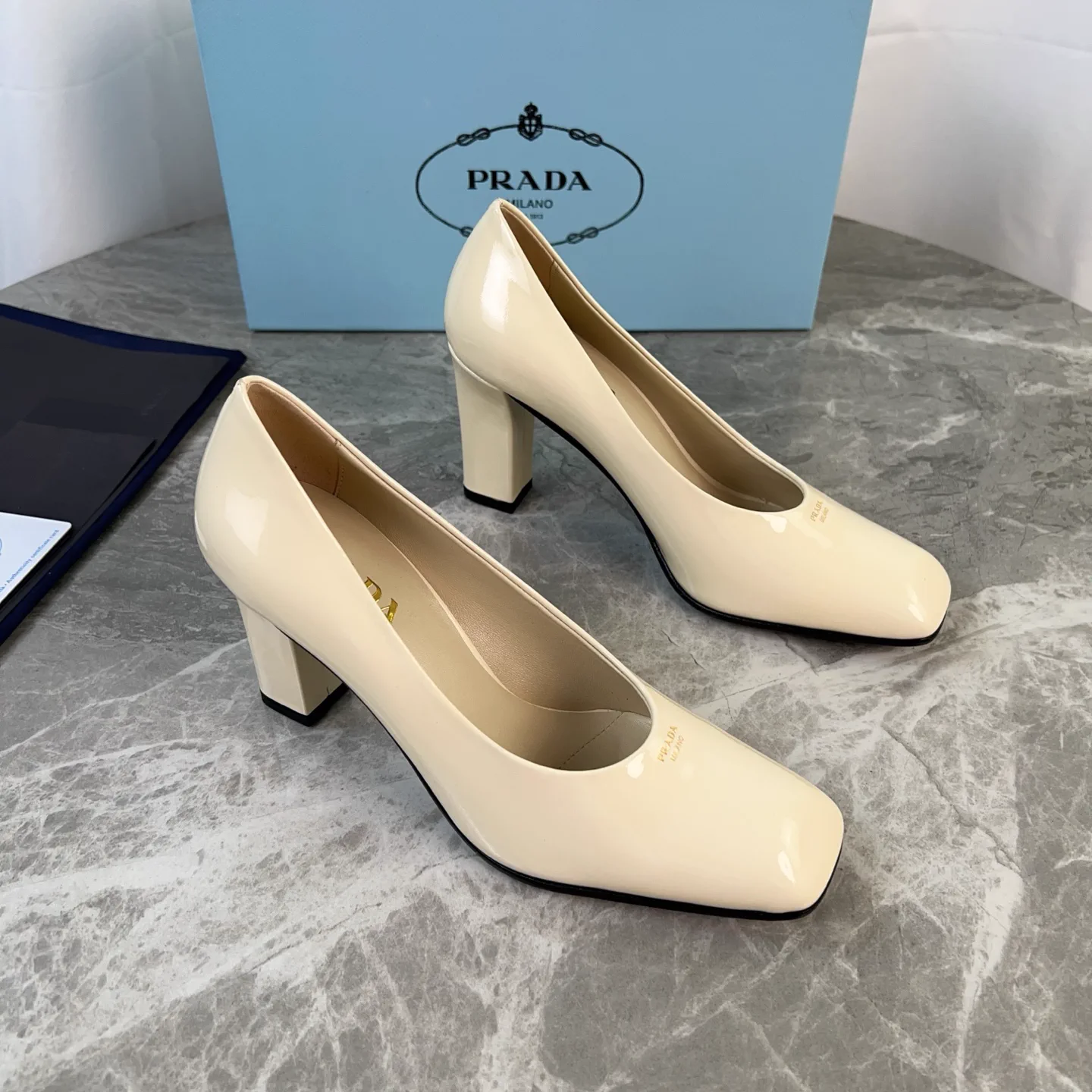 P Brand Latest Style Imported Calf Patent Leather Shoes image 1