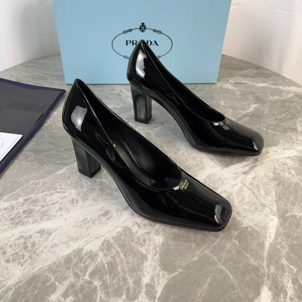 P Brand Latest Style Patent Leather Heels image 1