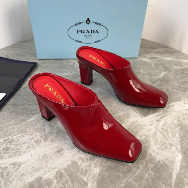 P Brand Latest Style Leather High Heels image 1