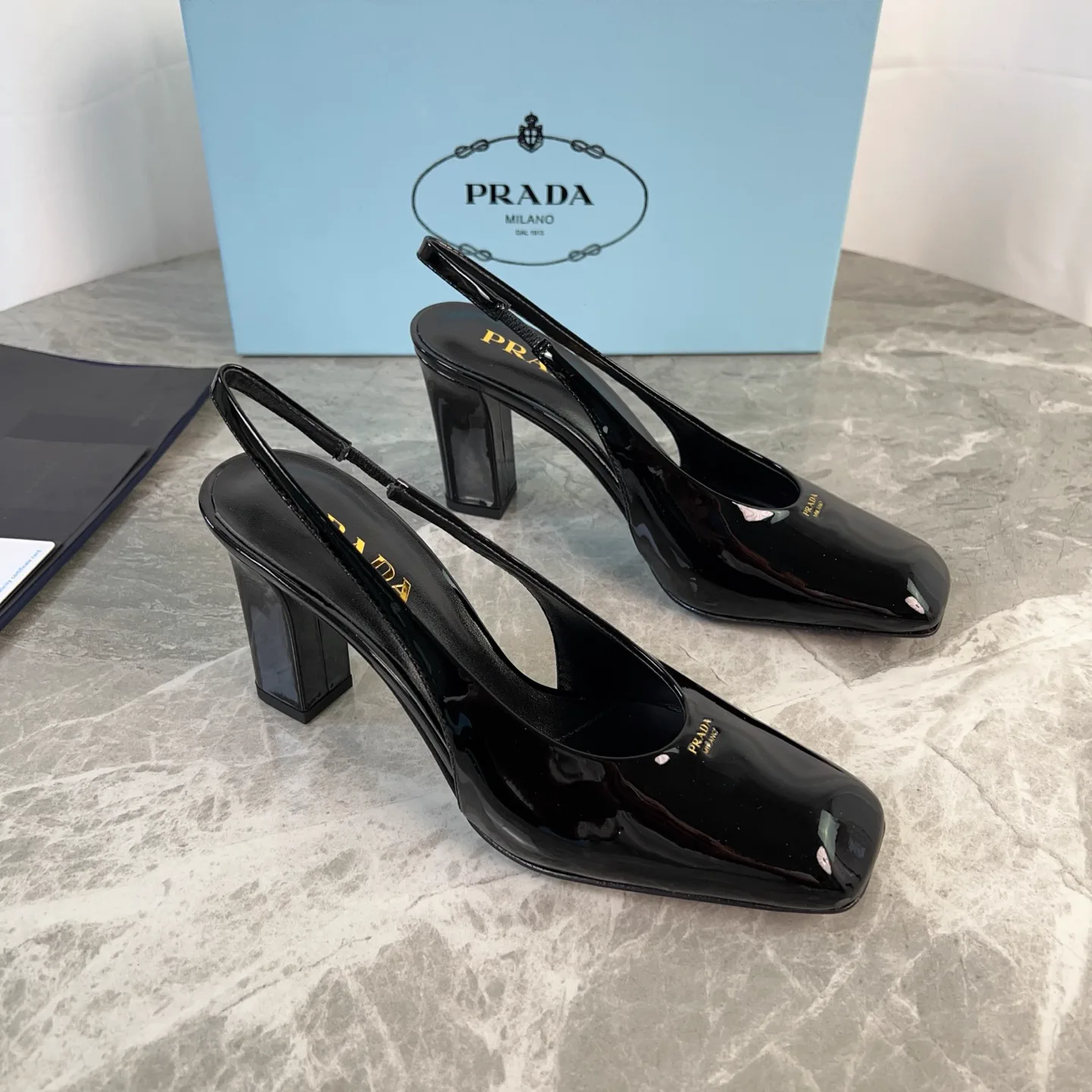 P Brand Latest Style Imported Calf Patent Leather Shoes image 1