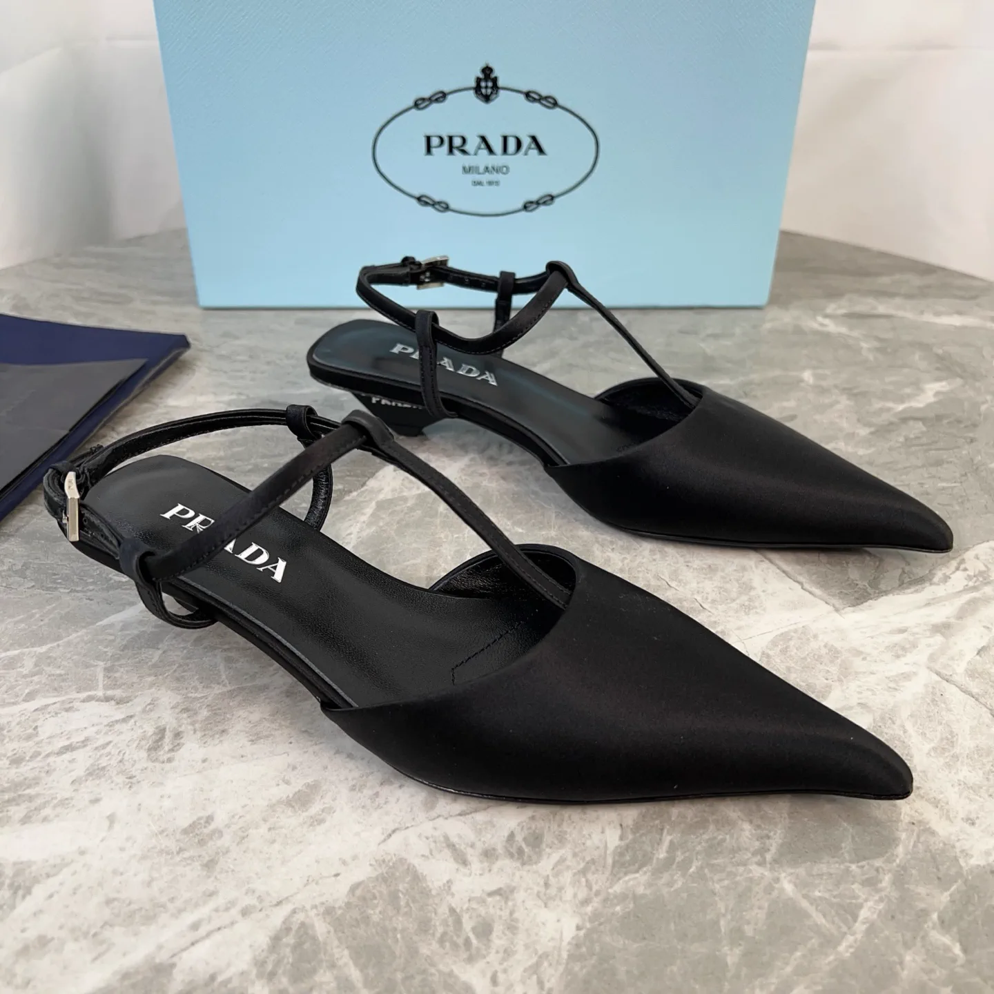 P Brand Latest Style Silk Satin Shoes image 1