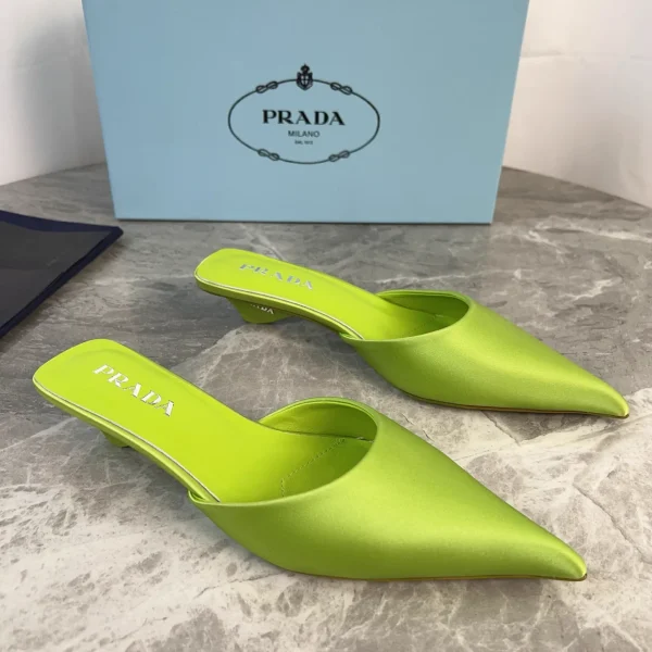 P Family Latest Style Silk Satin Shoes image 1