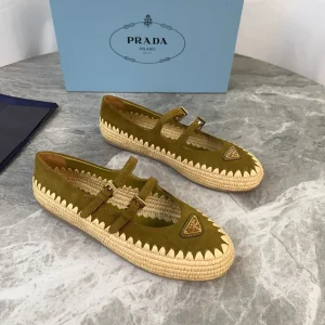 Handwoven Raffia and Sheepskin Shoes image 1