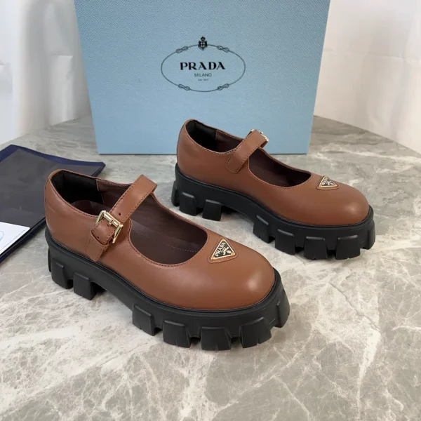 P Family Latest Style Leather Shoes image 1