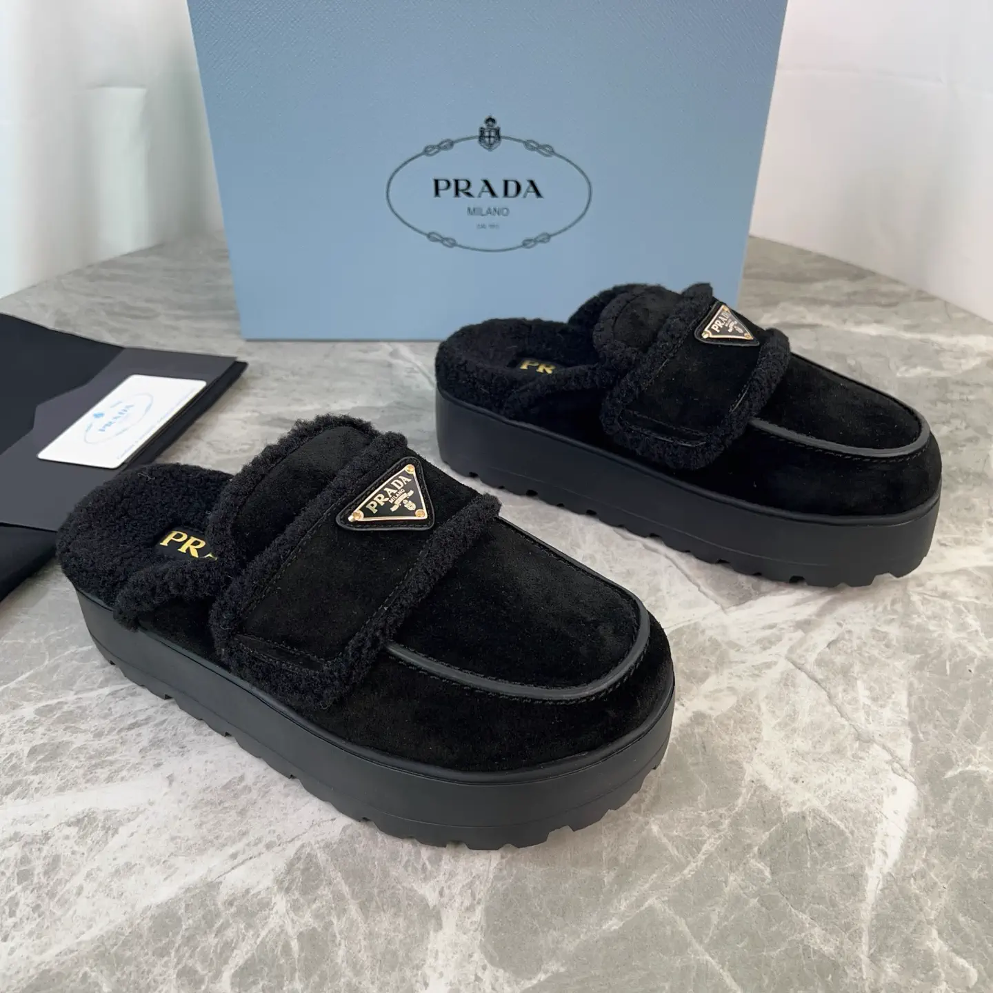 P Family Latest Fur Slippers image 1