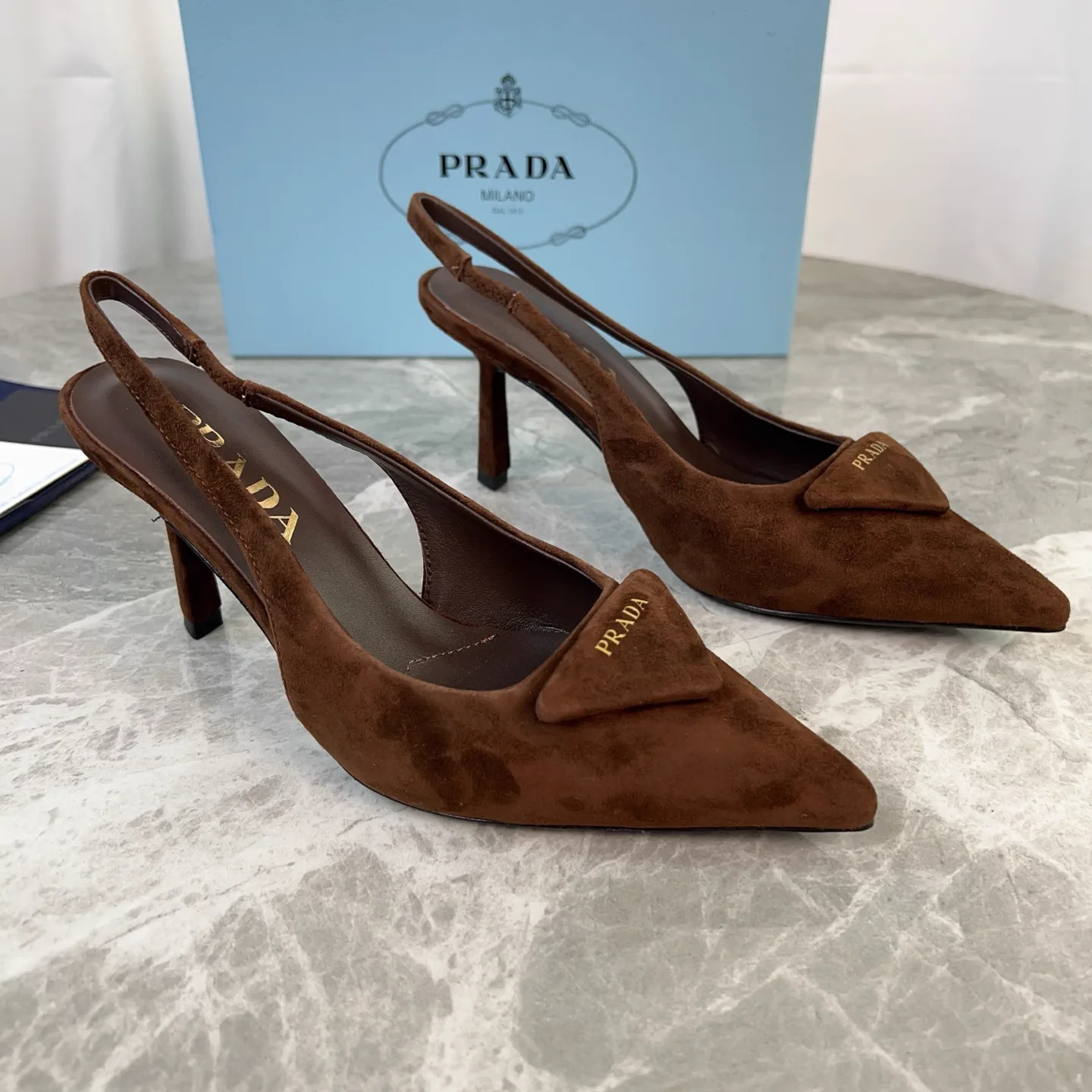 P Brand Latest Style Suede Leather Shoes image 1