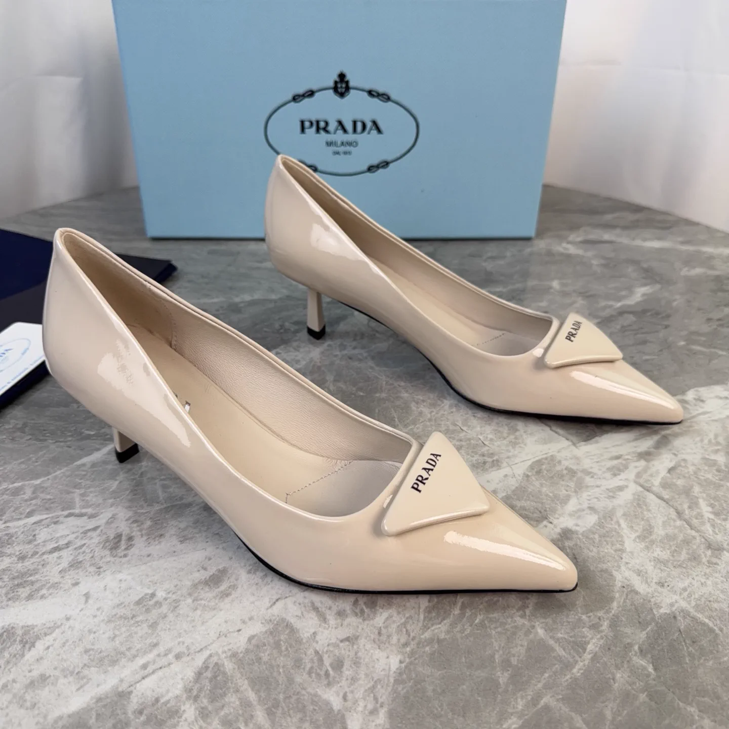P Family Latest Style Leather Shoes image 1
