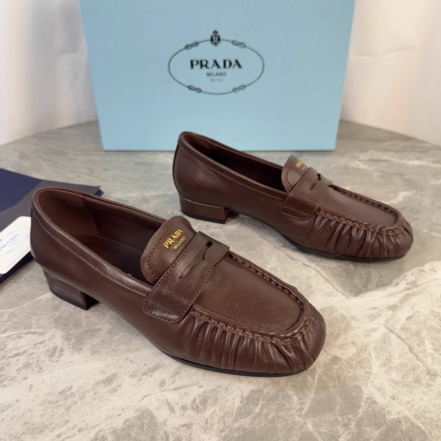 P Family Latest Style Leather Shoes image 1